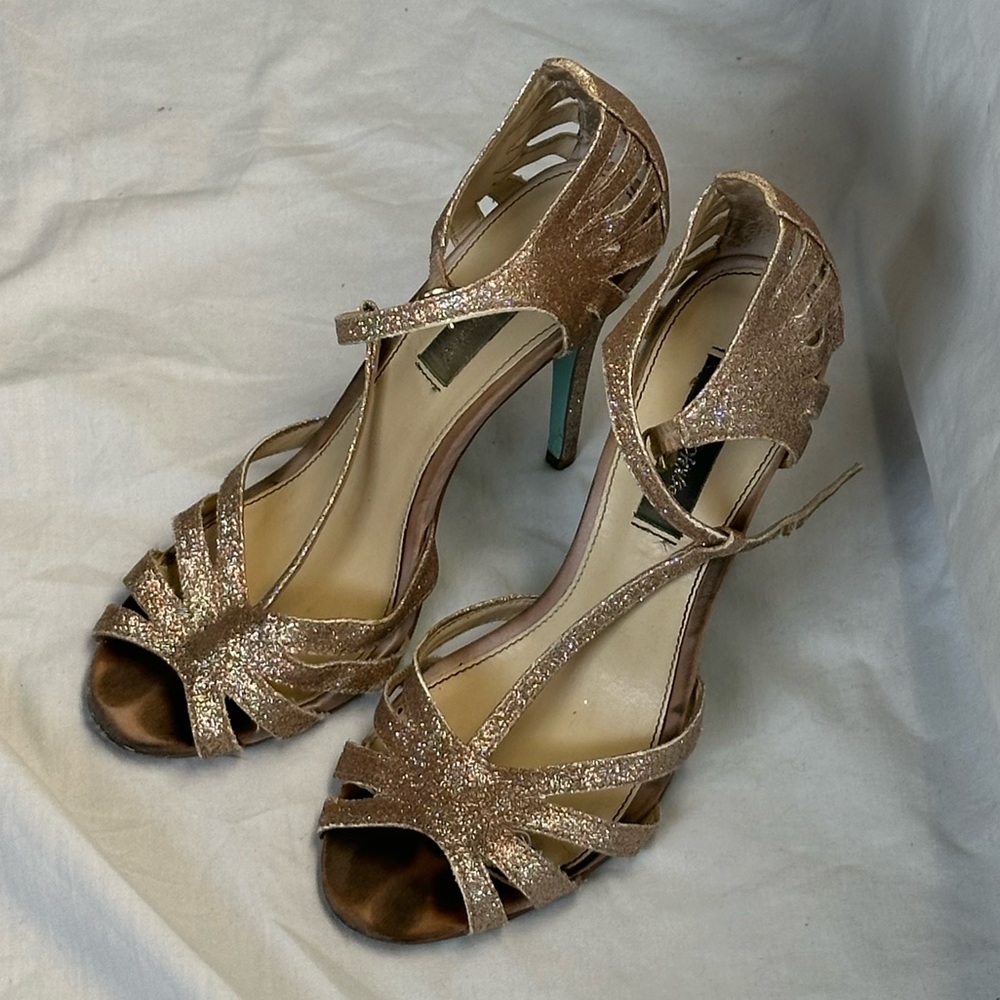 Rose Gold Betsey Johnson Heels